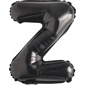 Balónek Fóliový balónek Písmeno Z černá 92 cm
