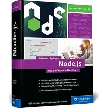 Node.js - Springer, Sebastian [DE] (2025, Pevná, Rheinwerk Verlag GmbH)
