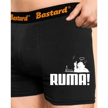 Trenýrky Bastard Ruma boxerky Black