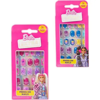 Hračka MATTEL BRB Barbie nalepovací nehty dětské set 24ks 2 druhy | 2750