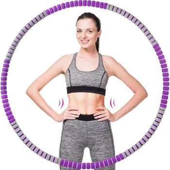 Obraz Hula hoop klasické AOLESTOR 90 cm odstíny růžové a fialové