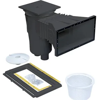 Skimmer 17,5 l, pro fólie, s mosaznými zástřiky, široké hrdlo, RAL7016