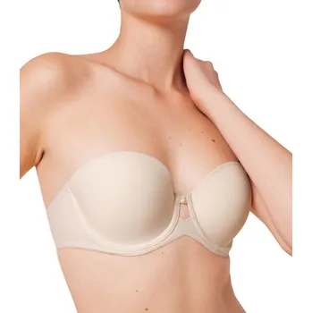 Podprsenka Podprsenka TRIUMPH bardotka, balkonetka béžová Pure Micro WDP 75E