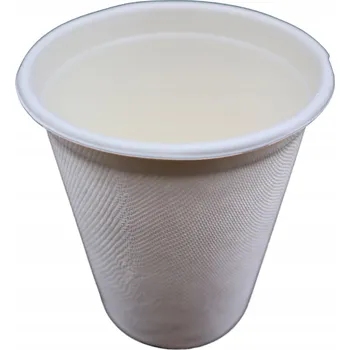 Jednorázové nádobí Jednorázový kelímek Clarina EKO z cukrové třtiny 250 ml 50 ks
