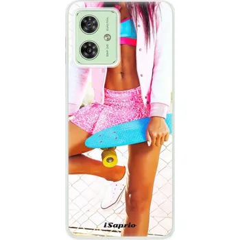 Pouzdro na mobilní telefon Silikonový obal iSaprio - Motorola Moto G54 5G - Skate girl 01 (Silikonový obal, kryt a pouzdro iSaprio - Motorola Moto G54 5G - Skate girl 01 - stylová ochrana telefonu, pružný TPU materiál, odolný UV potisk, česká výroba)