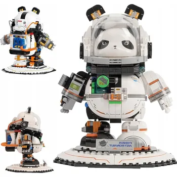 ostatní stavebnice STAVEBNICE PANDA ASTRONAUT HRAČKA VESMÍRNÉ FANOUŠKY