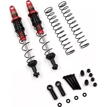 RC náhradní díl Yeah Racing Hliníkové olejové tlumiče Cobra Dual, červené 110mm ( 2 ks )