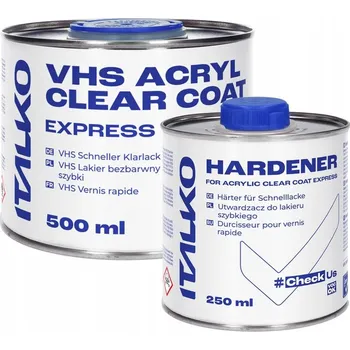 Lak na dřevo BEZBARVÝ LAK ITALKO VHS 2:1 EXPRESS 0,5L + TUŽIDLO 0,25L – SCHNE DO 3 HODIN
