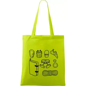 Climbing Wall Gear - Taška bavlněná - 42 x 38 cm ( Limetková )