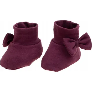 Kojenecké oblečení Kojenecké botičky Nicol červené, velikost 16-17