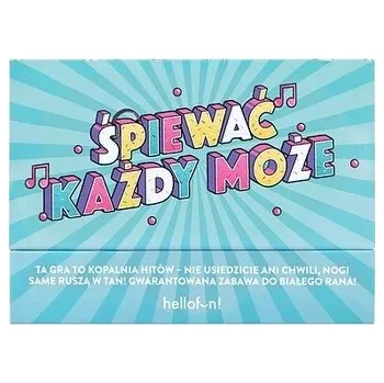 Desková hra Hellofun Zpívat Může Každý - Párty karetní hra