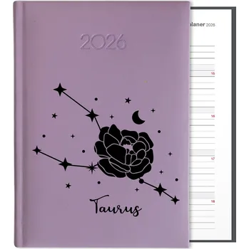 Kalendář Knižní kalendář 2026 A5 FunnyCase fialový