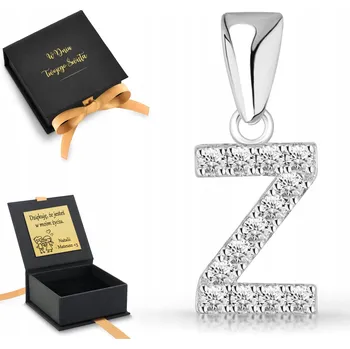 Přívěsek Stříbrný přívěsek písmeno Z, stříbrná písmenka, přívěsek ze stříbra