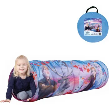 Dětský stan JOHN Tunel baby prolézací Pop Up Ledové Království 145x50cm | 890021
