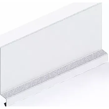 Střecha Závětrná lišta vrchní s okapnicí r.š.333mm Al Hliník 0.6mm přírodní dl.2m