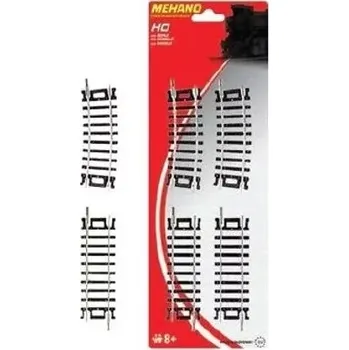 Vláček a vláčkodráha MEHANO Rovné a zahnuté koleje 4ks