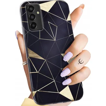 Pouzdro na mobilní telefon Hello Case pro Samsung Galaxy M13 zlatá