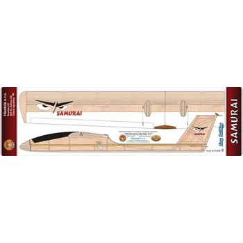 RC model letadla Hiesbök SAMURAI stavebnice RC modelu, rozpětí 1035-1265mm, Hiesb.