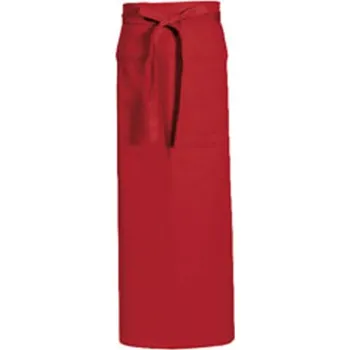 Pracovní zástěra Cg Workwear Milano Dlouhá pracovní zástěra 00111-01 Red 80 x 100 cm