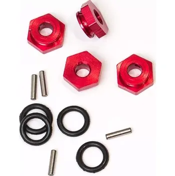 RC náhradní díl HOBBYTECH P/Z hliníkové unašeče kol včetné o kroužků