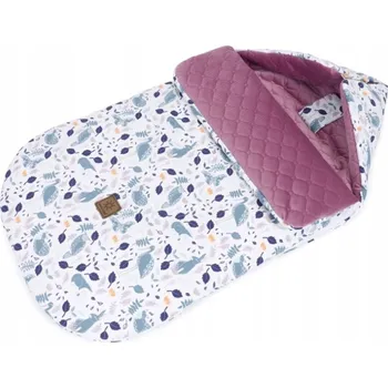 Fusak Mamo Tato Bavlněný fusak, prošívaný velvet, 48 x 90 cm Les - bílá, bordo