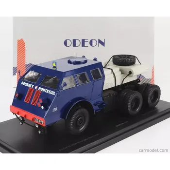 autíčko Odeon Pacific Tank M26 Tractor Truck 3-assi Bourgey Mountreuil 1944 1:43 Blue