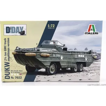 Plastikový model Italeri GMC Dukw Truck Boat Anfibio Military 1944 1:72 /