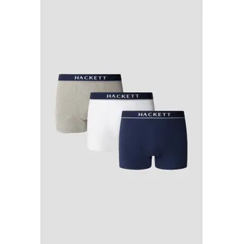 Boxerky SPODNÍ PRÁDLO HACKETT LONDON CORE COLOUR TK 3P MARL GREY