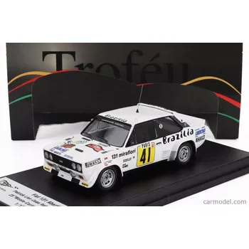 autíčko Trofeu Fiat 131 Abarth (night Version) N 1 Rally Montecarlo 1978 Patrick Lier - Jean Robert Corthay 1:43 Bílá