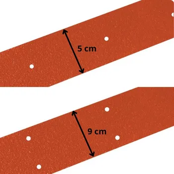 Protiskluzová podložka Protiskluzový podlahový pás IG Fine, oranžová, 9x100 cm + doprava zdarma