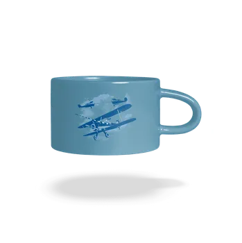 Bastard Rytíři nebes hrnek makronka Blue Macaron