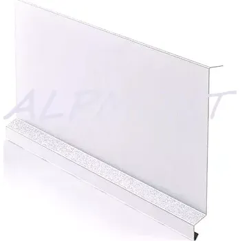 Střecha Závětrná lišta podvlečná r.š.200mm Al Hliník přírodní dl.2m