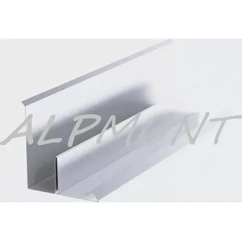 Lemování zdí klasik r.š.333mm boční s vodní drážkou TitanZinek dl.1m