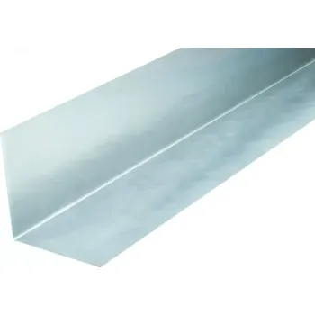 Koutová lišta r.š.100mm s přihnutím ke zdi pozinkovaná FeZn dl.2m