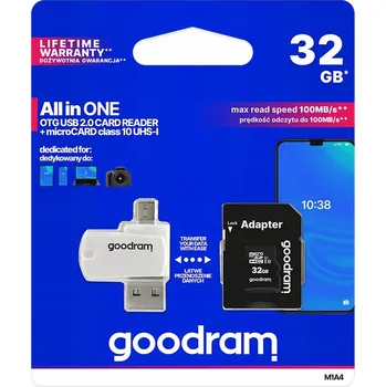 Paměťová karta Paměťová karta SDHC Goodram 32 GB