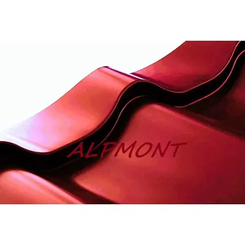 Střecha Plechová střešní krytina EVROvlna lakovaná RAL 3011 červenohnědá dl.7mb (Kvalitní Česká pozinkovaná plechová krytina Lakovaná)