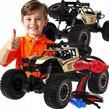 RC model auta AUTO RC AKUMULÁTOR TERÉNNÍ ROCK Crawler 4x4 DÁLKOVĚ OVLÁDANÉ VELKÉ