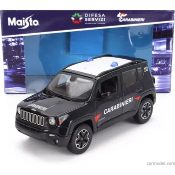 autíčko Maisto Jeep Renegade Carabinieri 2017 1:24 Blue
