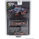 Mini-gt Nissan Gt-r Nismo Team Ponos Gainer N 10 Gt300 Class Super Gt 2023 Hironobu Yasuda - Riki Okusa 1:64 Černá Oranžová