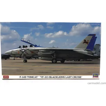 Modelářství Hasegawa Grumman F-14d Tomcat Vf-213 Blacklions Last Cruise Military Airplane 1974 1:72 /
