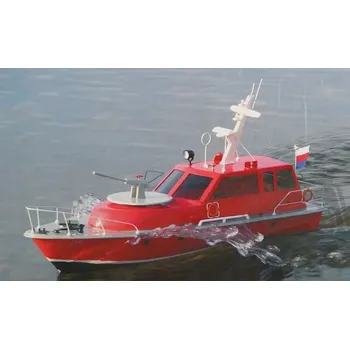 RC model lodě Vladyka ZAR sestavený model hasičského člunu