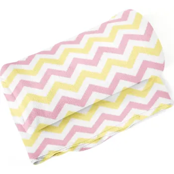 deka Sablio Deka Růžové a žluté klikyháky - 150x120 cm