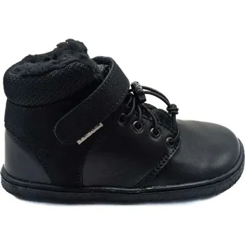 Dívčí zimní obuv Dětská zimní barefoot obuv PEGRES BF 40 0.1 31 Černá, Bílá