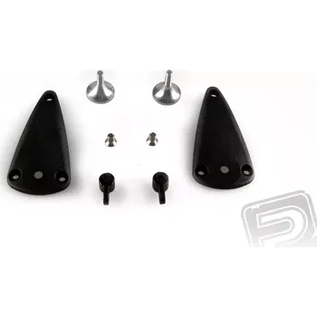 RC náhradní díl PELIKAN Páka stavitelná duralová krátká M2,8x15 (2ks)