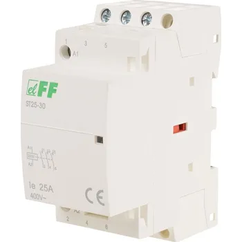 Stykač F&F Modulární stykač 25A 3Z 230V AC ST25-30