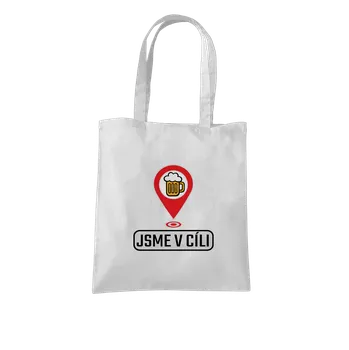 Bastard Jsme v cíli taška White