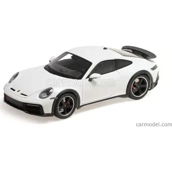 autíčko Minichamps Porsche 911 992 Dakar Coupe 2022 1:18 Bílá
