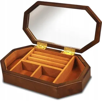 Šperkovnice Art- Pol 81137 hnědá Šperkovnice na bižuterii