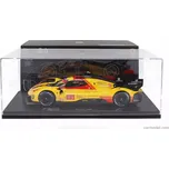 Bburago Ferrari 499p 3.0l Turbo V6 Team Af Corse N 83 24h Le Mans 2024 Robert Kubica - Robert Shwartzman - Yifei Ye - Con Vetrina - With Showcase 1:18 Žlutá Červená