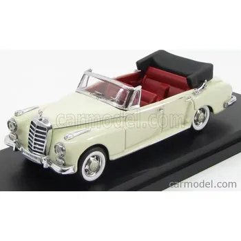 autíčko Rio-models Mercedes benz 300d Cabriolet 1958 1:43 Bílá